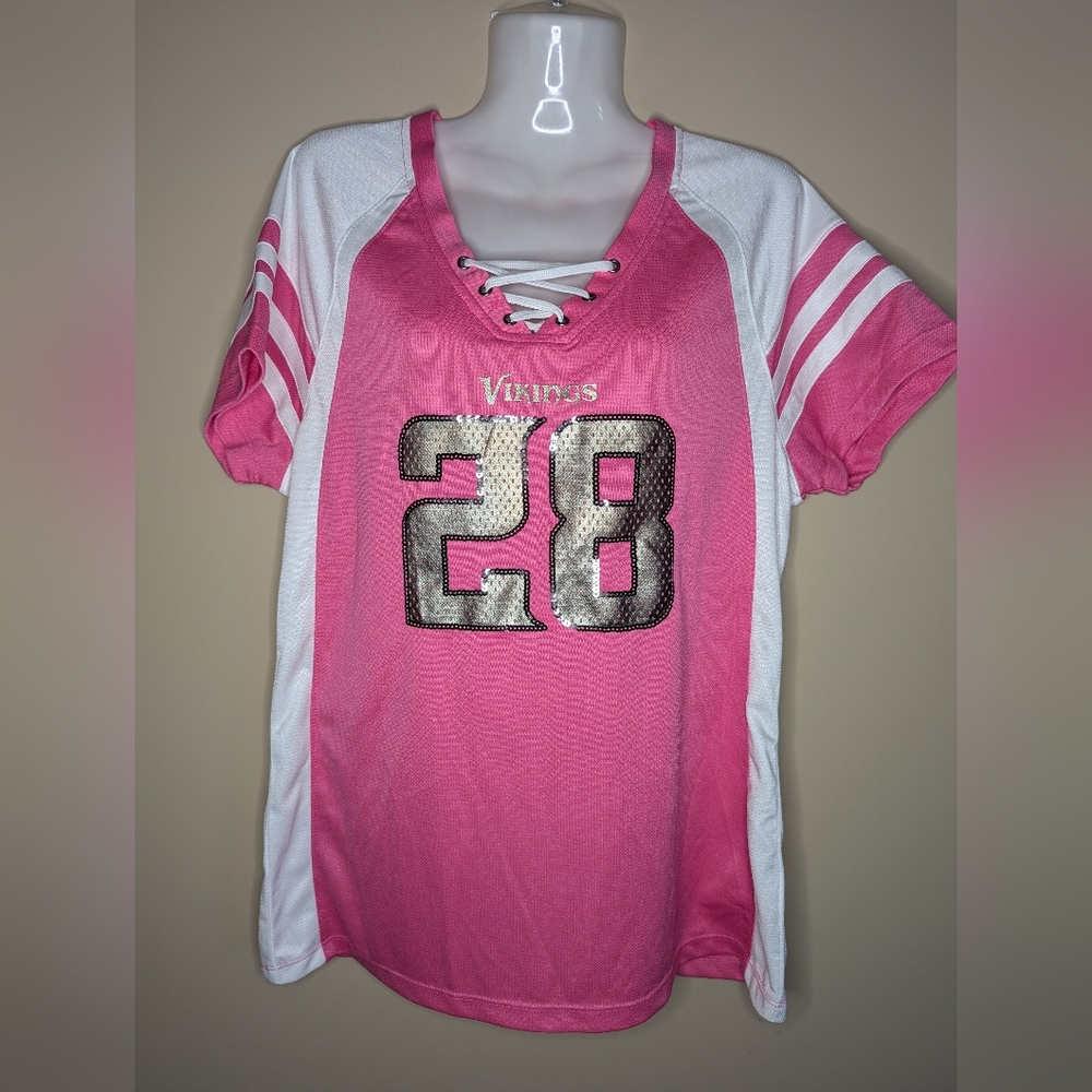 MN Vikings Pink Jersey